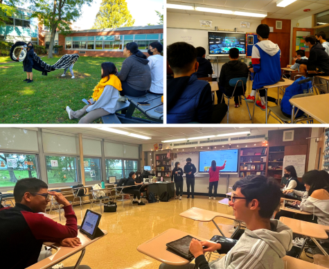 Bustling Clubs at South High–The Asian Culture Club’s Lion Dance, Electronic Athletes Club, and Mind Readers Book Club are busy practicing, playing, and discussing after-school.