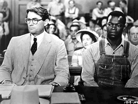 Still from the film adaptation of To Kill a Mockingbird—one of the most renowned classics of American literature.