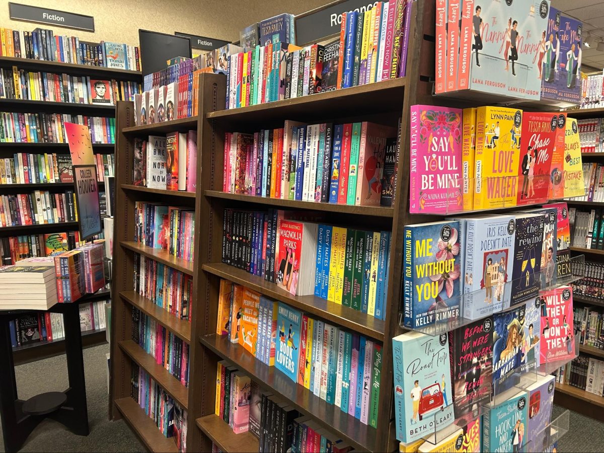 Fluff Book Domination—Trending fluff reads take center stage at local Barnes and Noble.