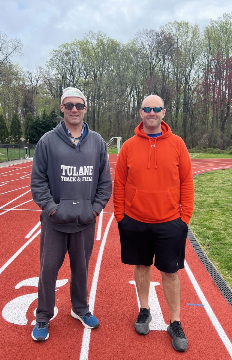 Coach Reader and Coach Rice at the South High Track