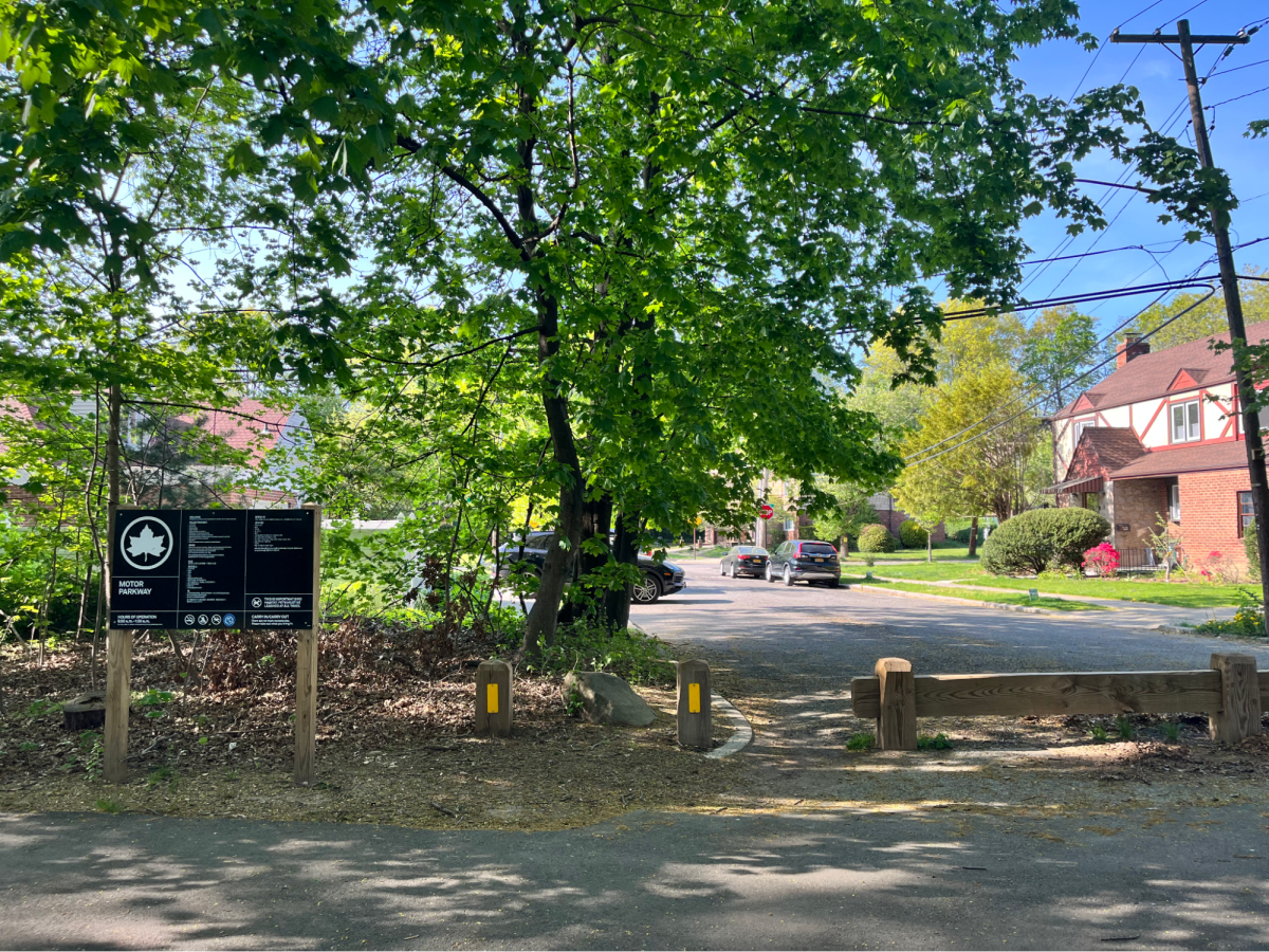Hidden Haven—Vanderbilt Motor Parkway is the perfect blend of nature and architecture, with a paved road and canopy of trees in the midst of residential neighborhoods.