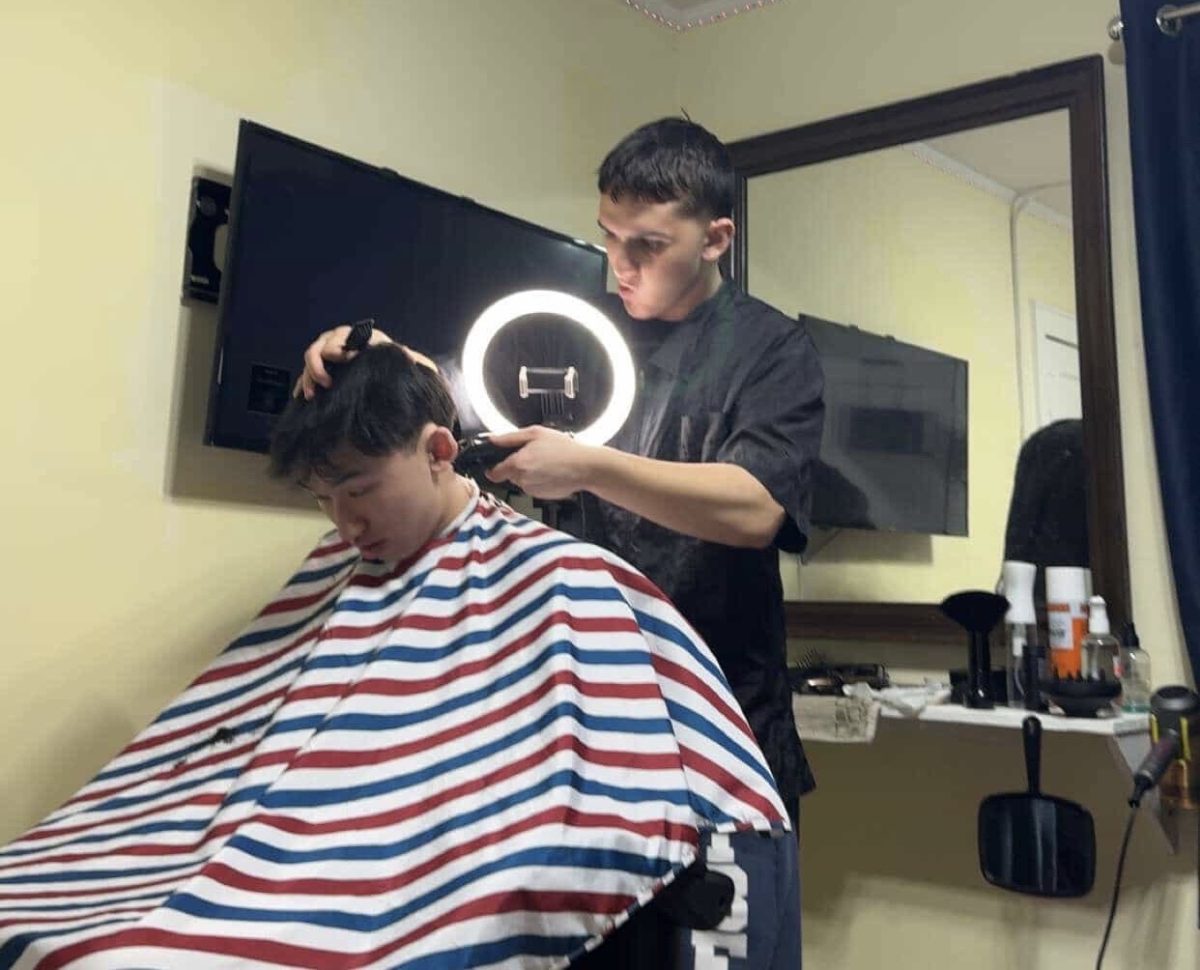 Lights, Clippers, Action—Will Corr not only cuts hair at his Barry Tech apprenticeship, but also at his own hair-cutting business. Starting with just a pair of Wahl Clippers, Corr now uses upgraded tools with a more confident cutting approach.