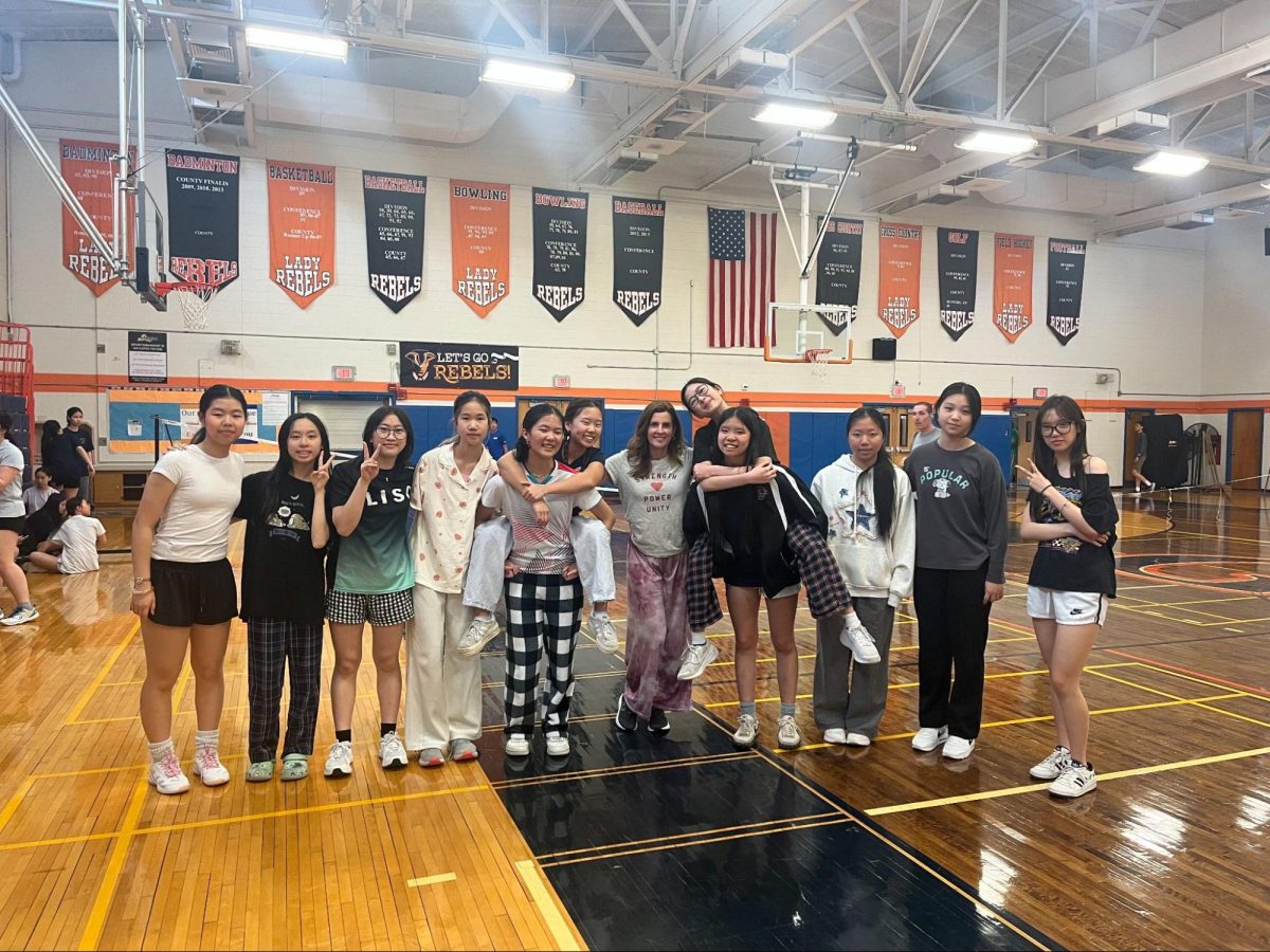 Cozy Confidence—All dressed up for Pajama Day, the Great Neck South girls’ badminton team brings both fun and focus to their training, reflecting the playful energy that fuels their continued success on court.