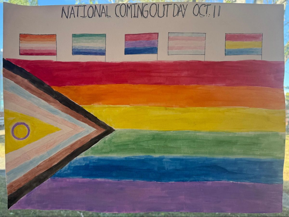 National Coming Out Day—The GSA celebrates Coming Out Day every October, promoting visibility for the LGBTQ+ community at South. This year, the club gave out pride flags, masks, and stickers in addition to the usual ribbons. 